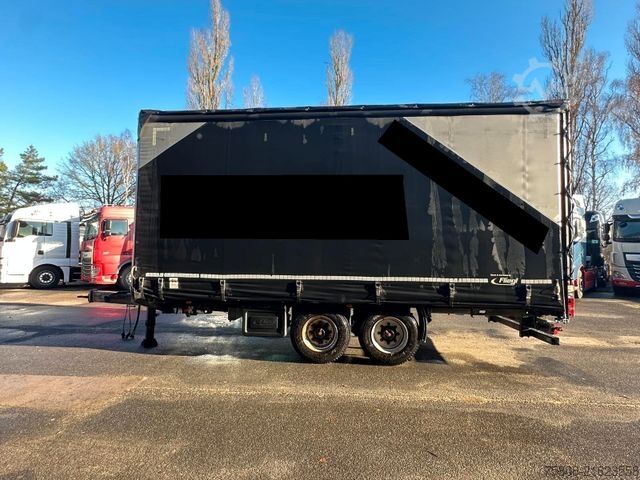 Anhänger mit Pritsche & Plane FLIEGL TPS 135 Abgelastet auf 10t. Plane