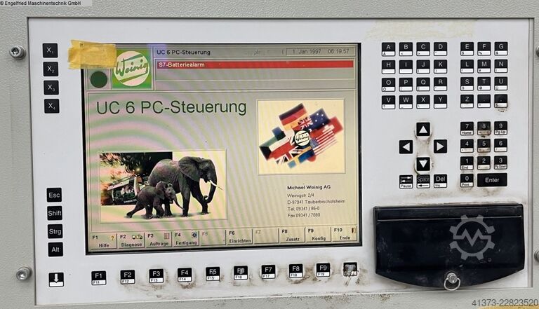 Fensteranlage WEINIG Unicontrol 6 NC Spindeln