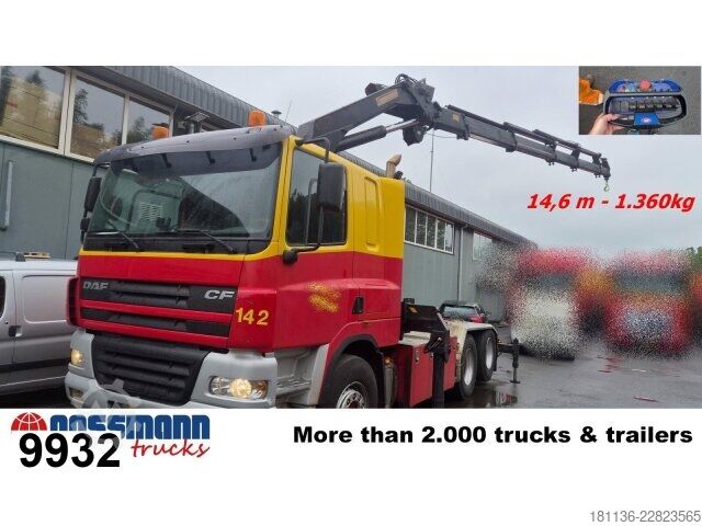 Standard SZM DAF DAF 85 CF 6x2 HMF Kran 2823 K5 Funk Seilwinde
