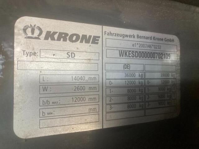 Kühlauflieger Krone Cool Liner Duoplex Steel Standard