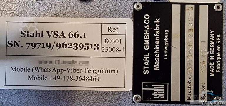 Vertical Press Delivery Heidelberg VSA 66.1