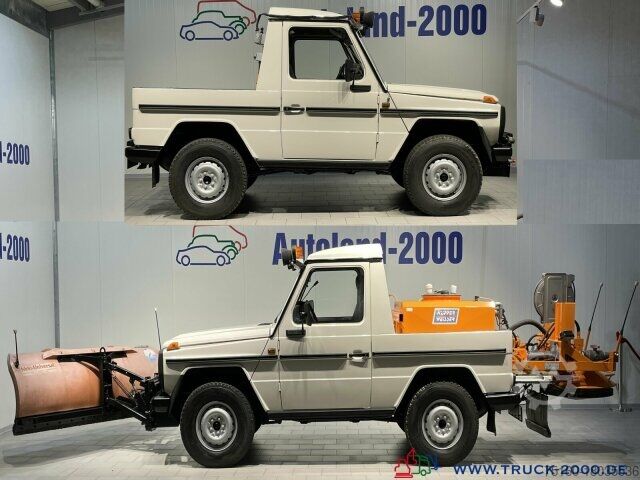 Sonderausbau-Transporter Mercedes-Benz 300 GD Pickup Mit Winterdienst" 1. Hand 29 TKM"