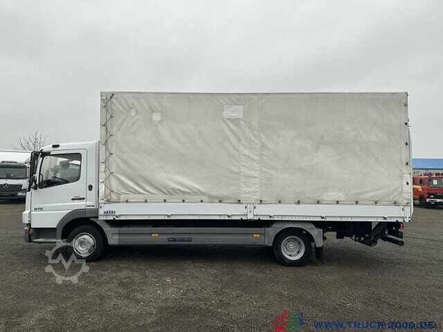 Transporter mit Pritsche & Plane Mercedes-Benz Atego 816 Pritsche Plane LBW Original 113.559km