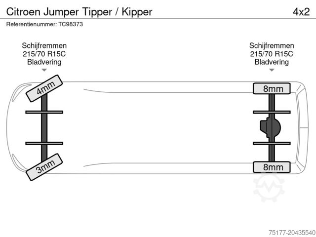 Kipper Citroen Jumper Tipper / Kipper