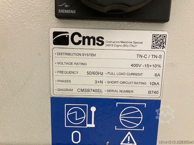 Machining center CMS Tecnocut Smartline