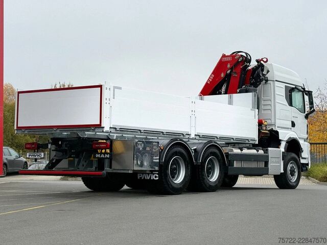 Ladepritsche MAN TGS 33.520 6x6 BL Pritsche Kran Fassi F235A.2.24