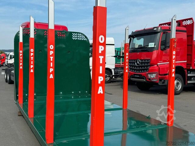 Holztransporter PAVIC OPTIPA Abroll-Plattform Typ 144 PAVIC
