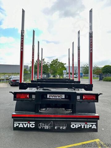 Holztransporter PAVIC HTA 20 66Z 2-Achs Kurzholz Schnellwechsel NEU