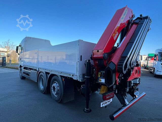 Ladepritsche MAN TGX 26.480 6x2-4 LL Baustoff-Pritsche FASSI / P...