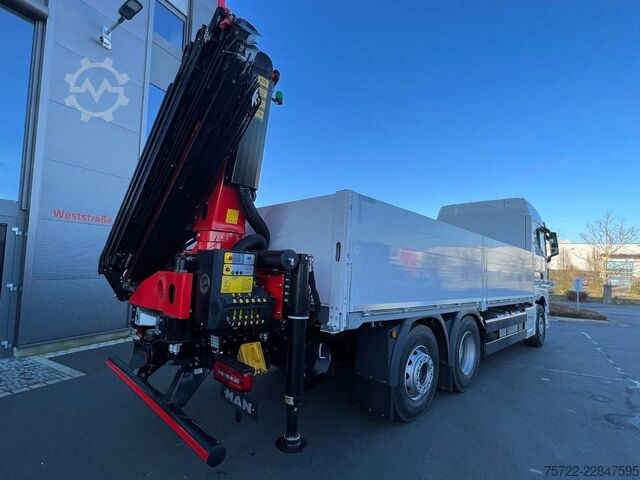 Ladepritsche MAN TGX 26.480 6x2-4 LL Baustoff-Pritsche FASSI / P...