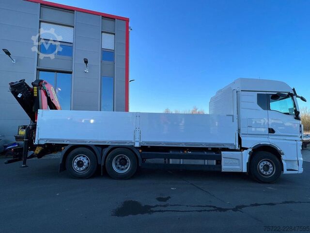 Ladepritsche MAN TGX 26.480 6x2-4 LL Baustoff-Pritsche FASSI / P...