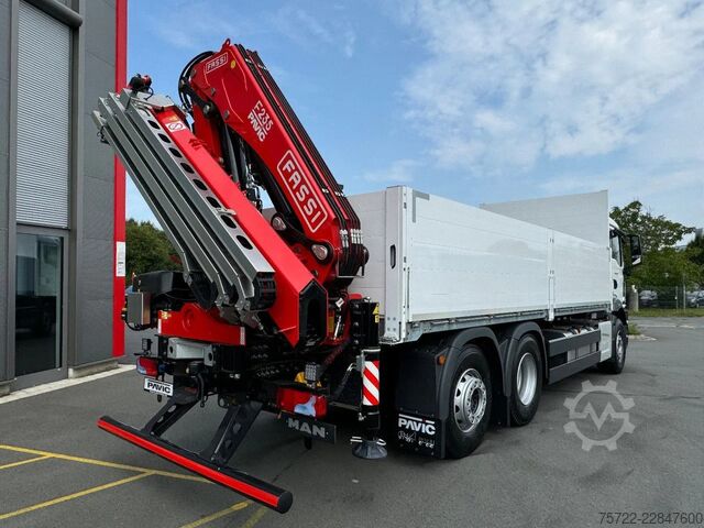 Ladepritsche MAN TGS 26.480 6x2-4 Luft / Luft Baustoff-Pritsche ...