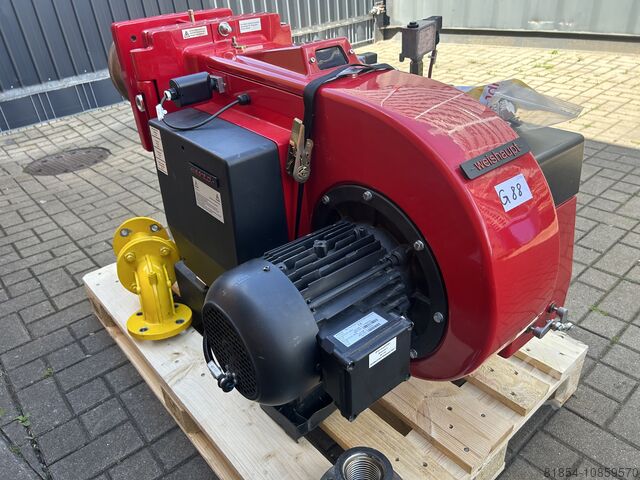 Heizlüfter Weishaupt RGMS 30 Zweistoffbrenner Zweistoffbrenner Gas+Schweröl 2300w