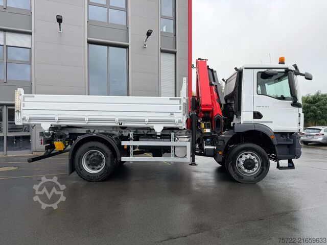 3-Seiten-Kipper MAN TGM 18.320 4x4 3-Seiten Krankipper PALFINGER