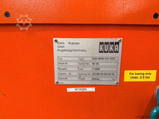 Industrieroboter KUKA KoM-18000-UTV-D575