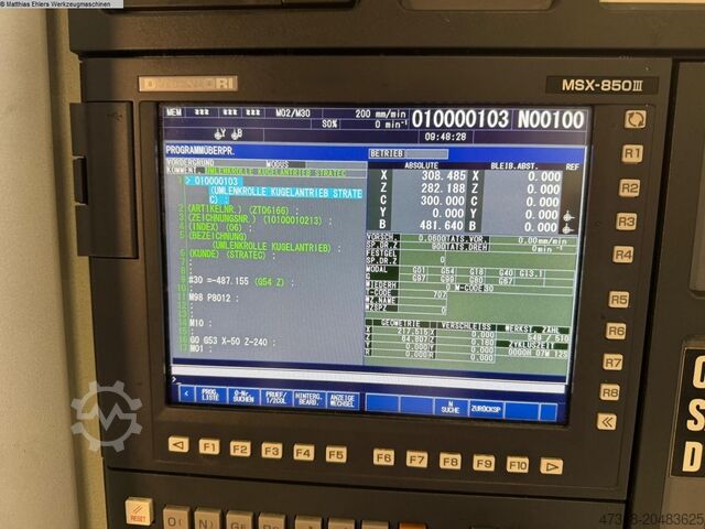 CNC Drehmaschine MORI SEIKI NL 2000 SY / 500