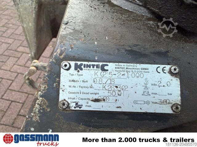 Truck mounted crane  KG 25-2-1000