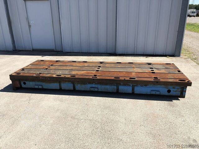 T-slots Floor Plate Taque fonte rainurée - Floor Plate 3600 x 1200 x 300 mm