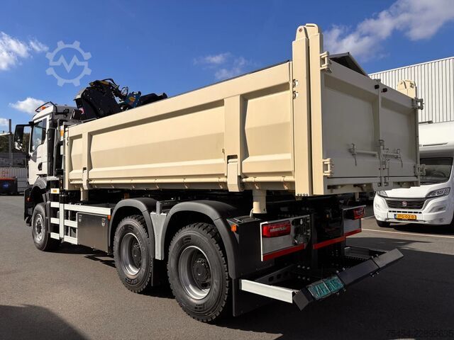 3-sided tipper MAN TGS 33.440 | 6x6 | Automaat | kraan | kipper |