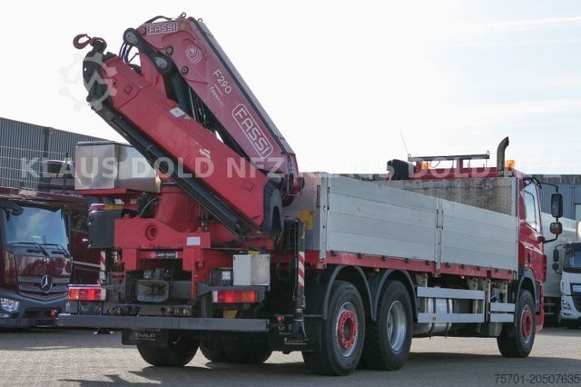 Flatbed truck DAF CF 85.460 6x2 Pritschen Fassi Kran Funk Euro 5