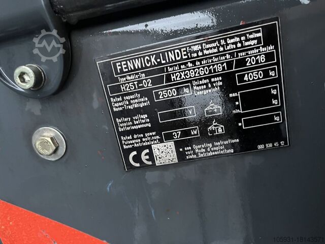 Treibgasstapler Linde H25T-02