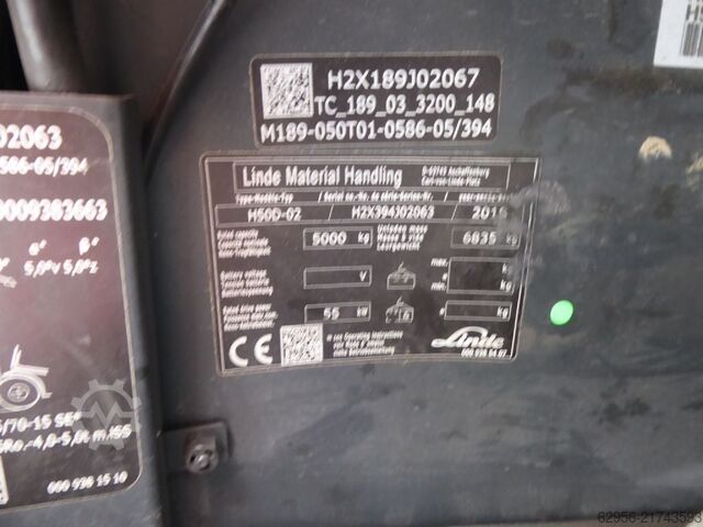 Diesel Forklift Linde H50D-02/600