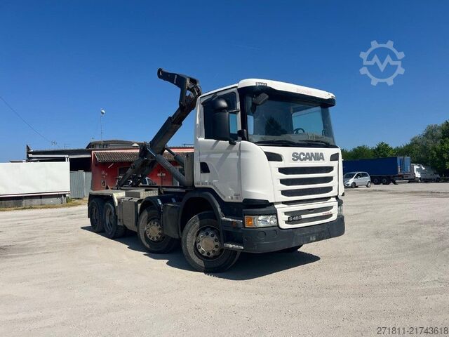Roll-off tipper truck SCANIA SCANIA G450 SCARRABILE 8X4