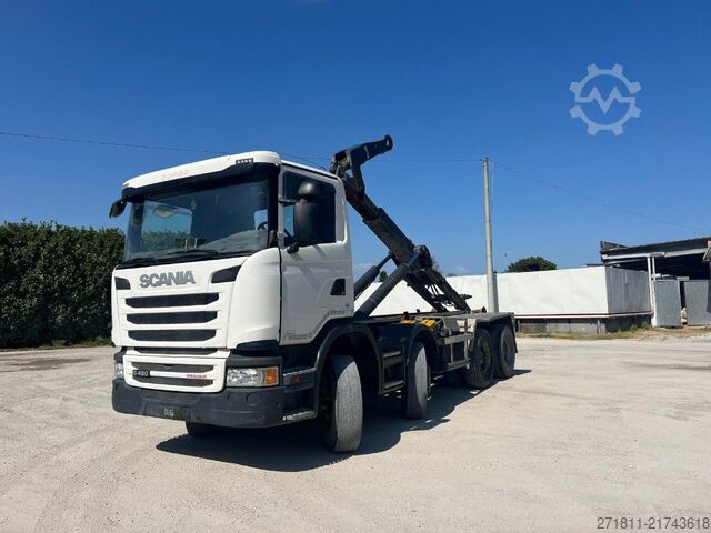 Roll-off tipper truck SCANIA SCANIA G450 SCARRABILE 8X4