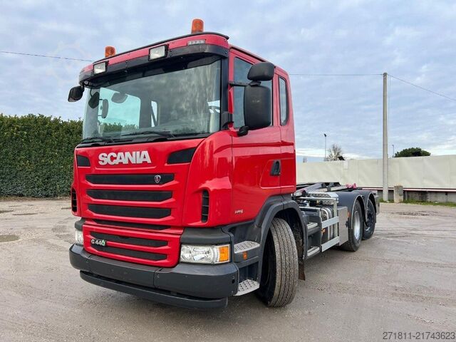 Roll-off tipper truck SCANIA SCANIA G440 SCARRABILE 6X2