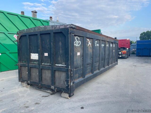 Roll-off container  CONTAINER SCARRABILE USATO CON COPERCHIO