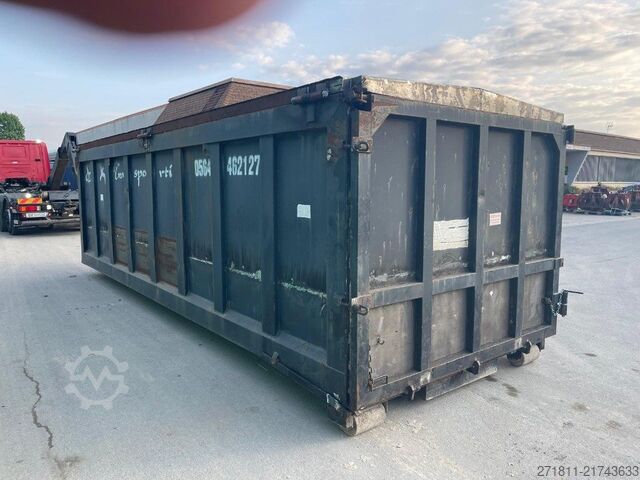 Roll-off container  CONTAINER SCARRABILE USATO CON COPERCHIO