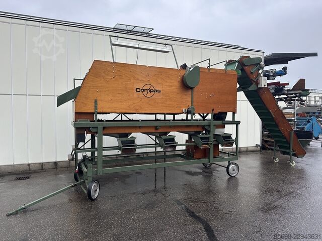 Compas AS80-3 Kartoffelsortiermaschine mit schwenkbarem Zuführband COMPAS AS80