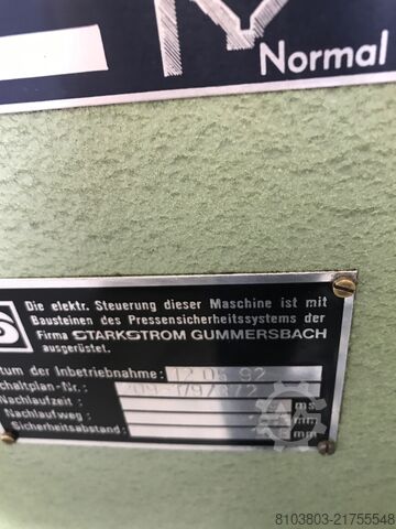 Press brake folding machine die bending press Eisen u. Hammerwerk GmbH - EHT EHPS 25-40 Kantbank Gesenkbiegepresse