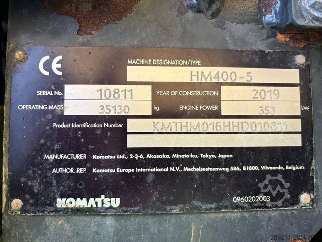 Dumper Komatsu HM 400-5