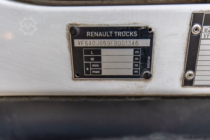 Koffer RENAULT D19 280 DTI+DHOLLANDIA 2T.