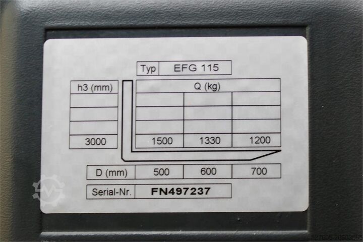 Forklift Jungheinrich EFG 115 300 ZZ