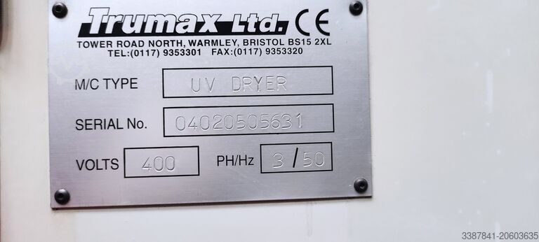 Sakurai MS 102A2 Screen UV Spot Machine Sakurai Graphics Systems Corp. MS 102A2