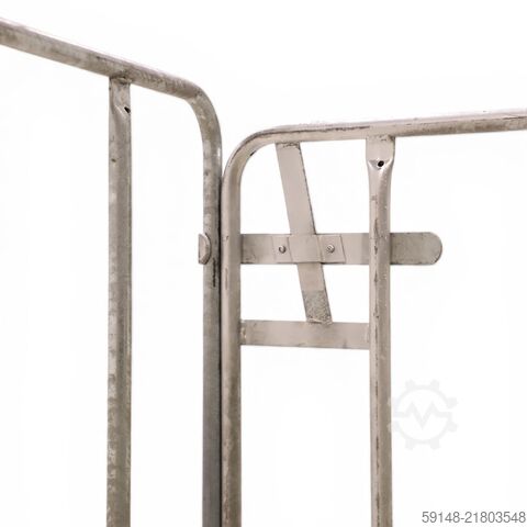 Used 3-Sides terminal gates, L: 800, W: 680, H: 1680 (mm).  695ltr, L: 800, W: 680, H: Kruizinga 98-618GB