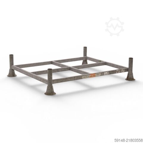 Used Mobile storage rack convient pour montants 48.3x3.25 mm, L: 1400, W: 1200, H: 300 Kruizinga 98-628GB