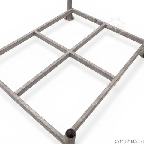 Used Mobile storage rack convient pour montants 48.3x3.25 mm, L: 1400, W: 1200, H: 300 Kruizinga 98-628GB