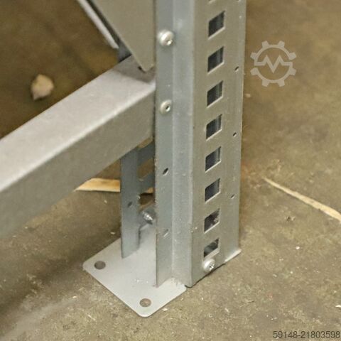 Used Static shelving rack 55 start section, W: 1400, D: 560, H: 1640 (mm). , W: 1400, D: Kruizinga 98-631GB-S1