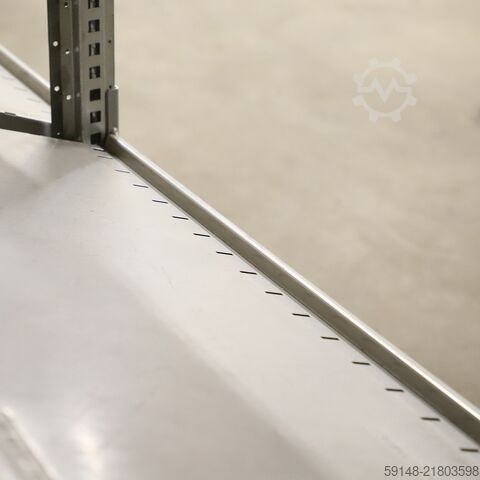 Used Static shelving rack 55 start section, W: 1400, D: 560, H: 1640 (mm). , W: 1400, D: Kruizinga 98-631GB-S1