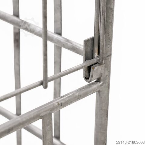 Used Laundry roll container 1 flap at 1 long side, L: 830, W: 650, H: 1700 (mm).  702ltr, Kruizinga 98-632GB