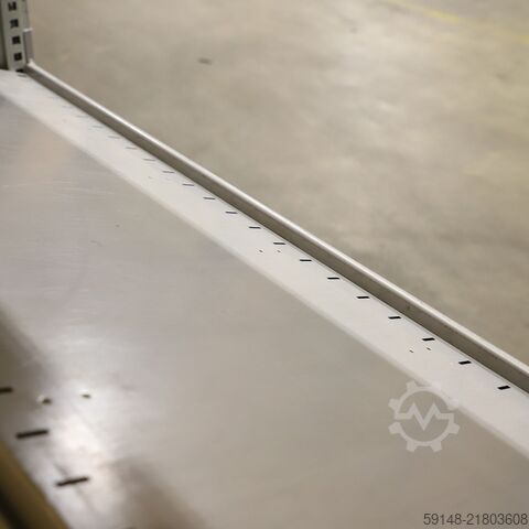 Used Static shelving rack 55 extension section, W: 1370, D: 560, H: 1580 (mm). , W: 1370, Kruizinga 98-632GB-AB