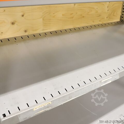 Used Static shelving rack 55 extension section, W: 1370, D: 560, H: 1580 (mm). , W: 1370, Kruizinga 98-632GB-AB