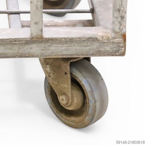 Used Laundry roll container 1 long side half open, L: 830, W: 650, H: 1700 (mm). 702ltr, Kruizinga 98-633GB