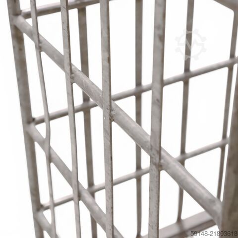 Used Laundry roll container 1 long side half open, L: 830, W: 650, H: 1700 (mm).  702ltr, Kruizinga 98-633GB