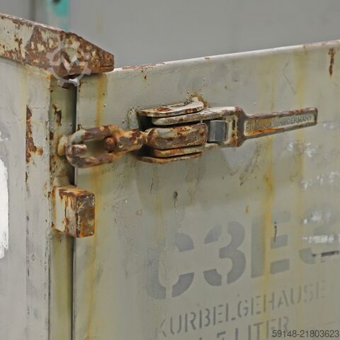 Used Stacking box steel fixed construction 1 flap at long side, L: 1230, W: 850, H: 1090 Kruizinga 98-644GB