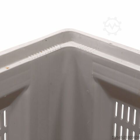 Used Pallet boxes palletbox walls + floor perforated, L: 1200, W: 1000, H: 800 (mm). Kruizinga 98-654GB