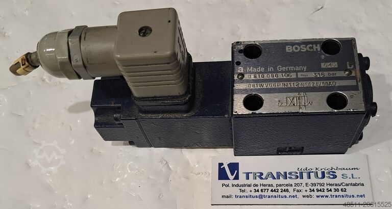 Hydraulic valve Bosch 0810090106